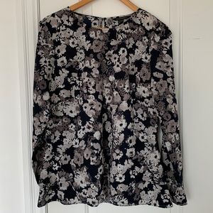 BR flowery blouse